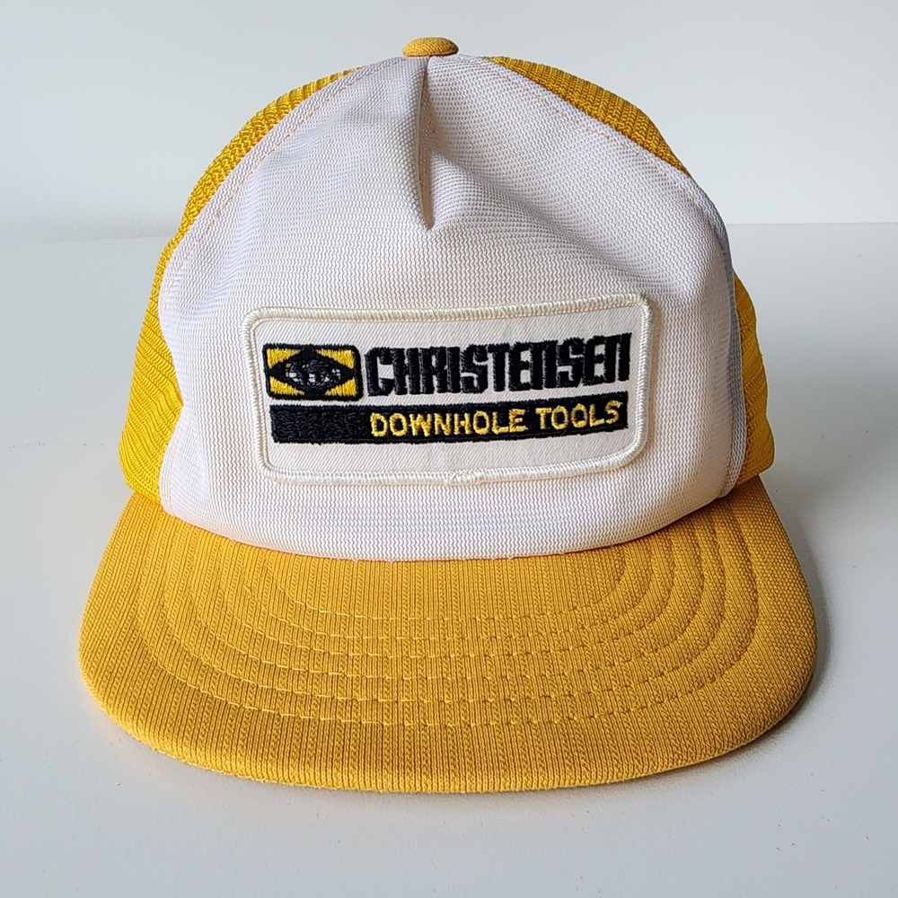 Vintage Christensen‎ Downhole Tools Trucker Hat Cap Snapback 80s Drilling Rig